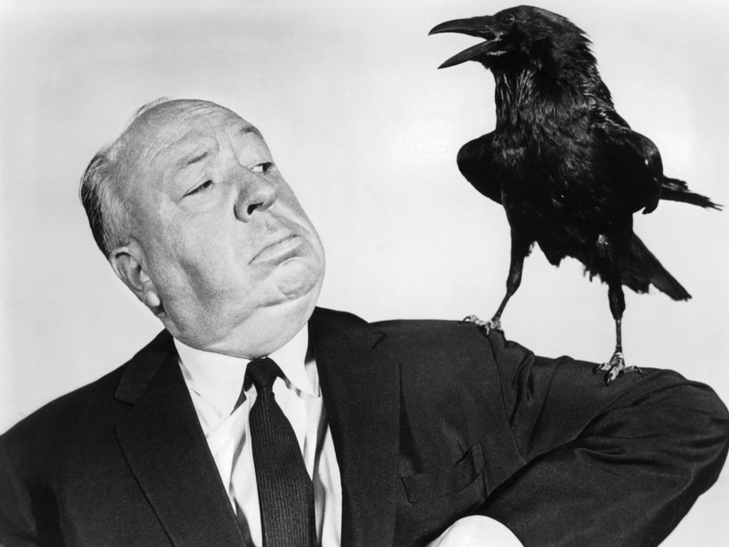 Alfred Hitchcock and Friend